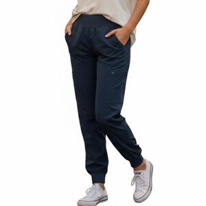 LJBJN Navy Jogger Active Pants Size Large